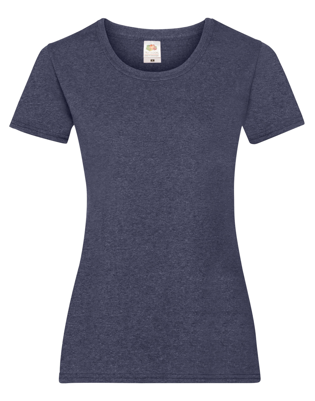 61372 FOTL Ladies Valueweight T - Vintage Heather Navy - 61372