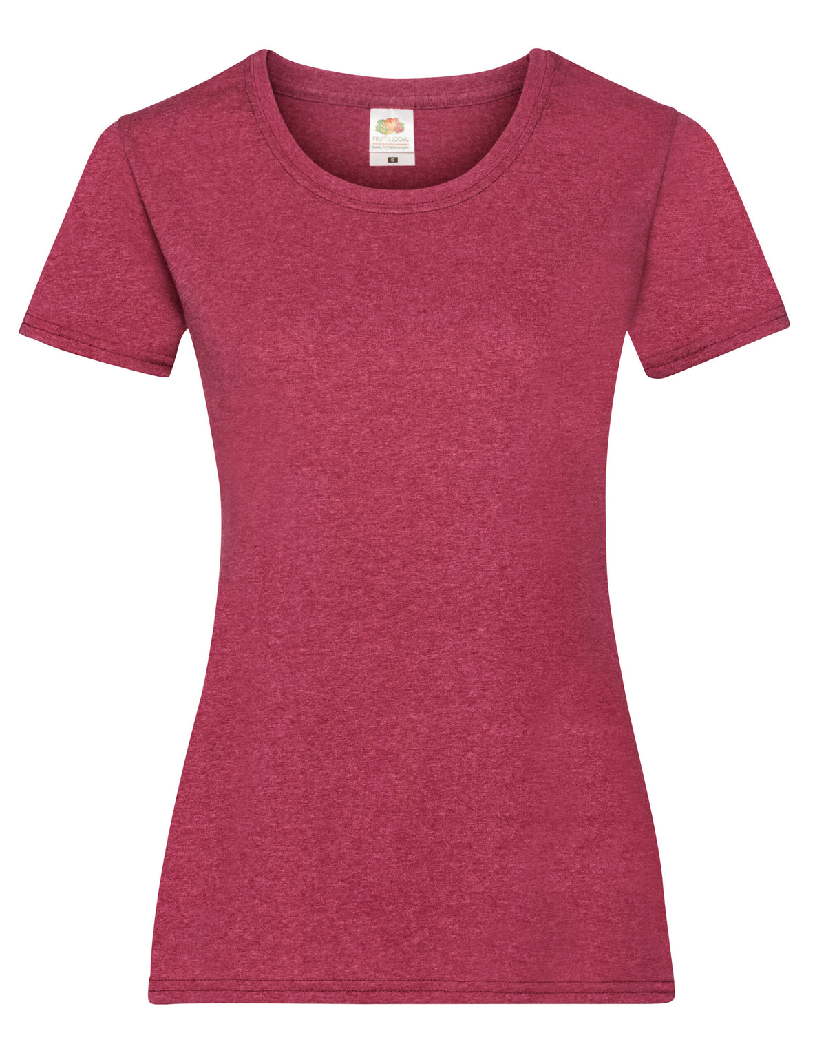 61372 FOTL Ladies Valueweight T - Vintage Heather Red - 61372
