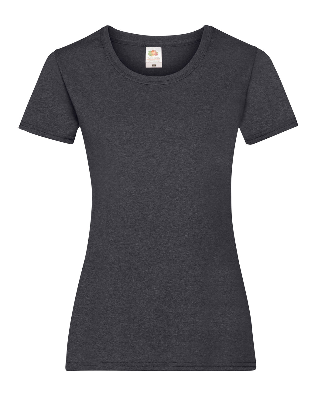 61372 FOTL Ladies Valueweight T - Dark Heather - 61372