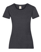 61372 FOTL Ladies Valueweight T - Dark Heather - 61372