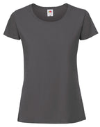 61424 FOTL Ladies Ringspun Premium T - Light Graphite - 61424