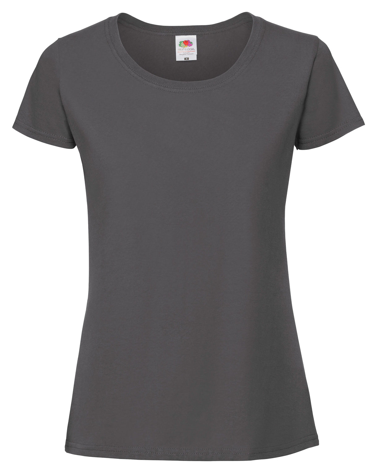 61424 FOTL Ladies Ringspun Premium T - Light Graphite - 61424