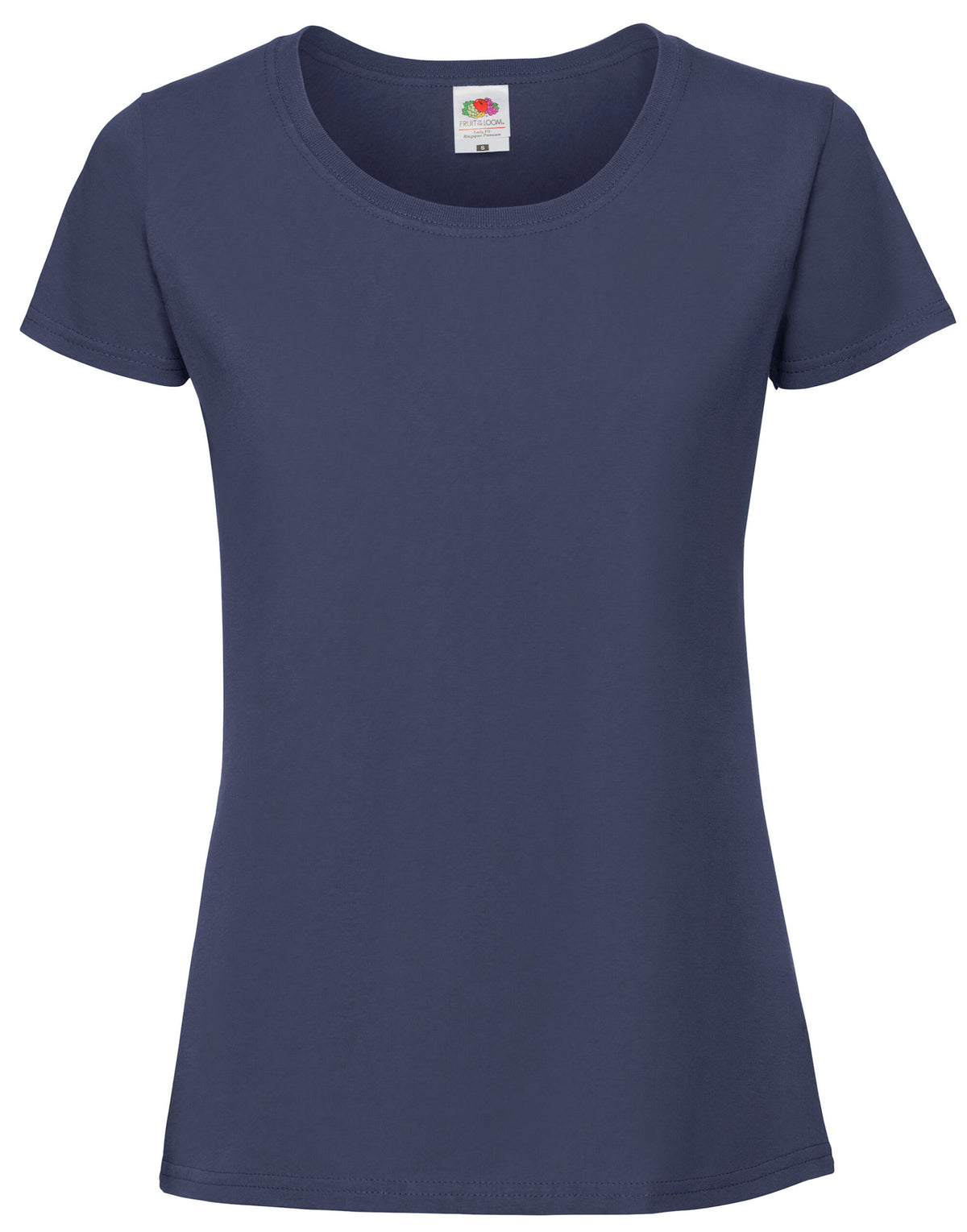61424 FOTL Ladies Ringspun Premium T - Navy Blue - 61424