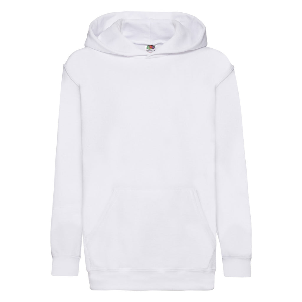 62043 FOTL Kids Classic Hooded Sweat - White - 62043