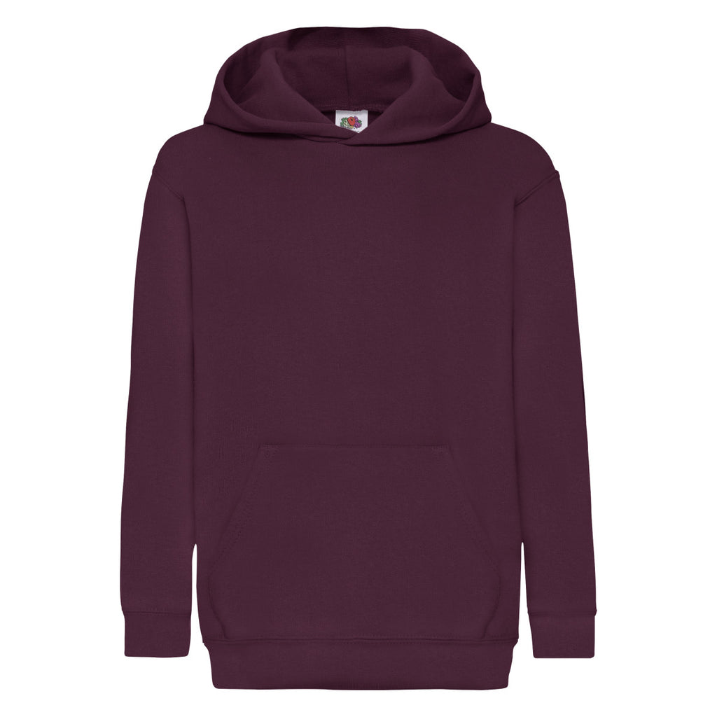 62043 FOTL Kids Classic Hooded Sweat - Burgundy - 62043