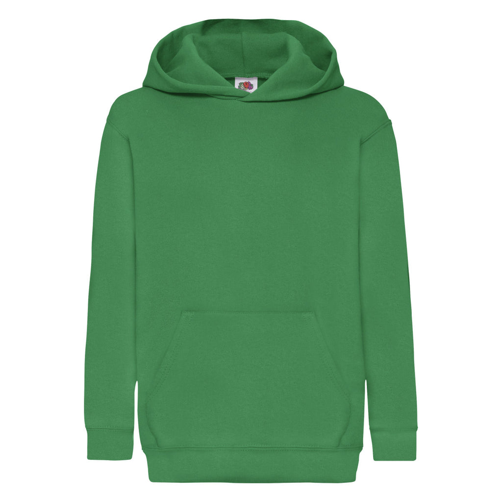 62043 FOTL Kids Classic Hooded Sweat - Kelly Green - 62043