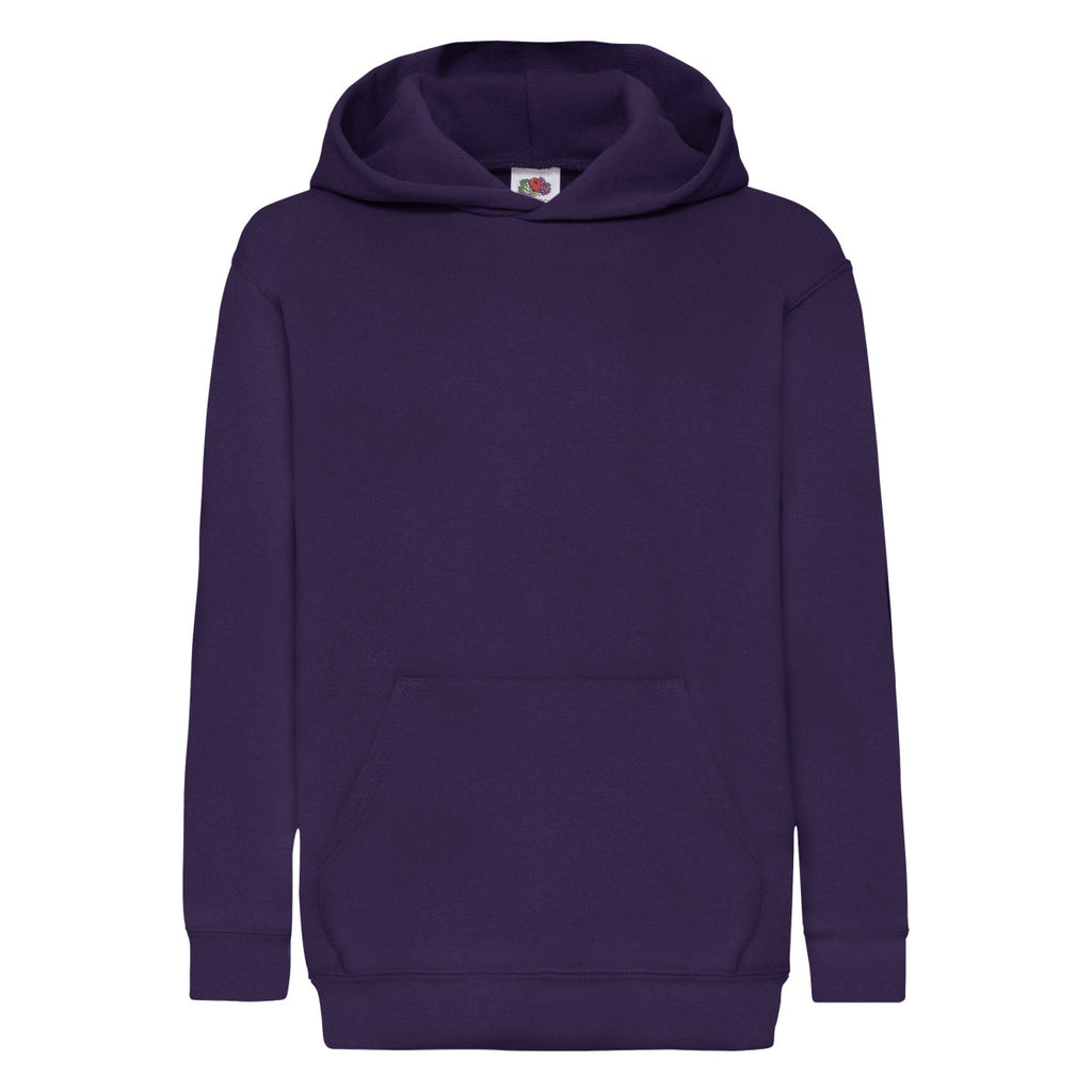 62043 FOTL Kids Classic Hooded Sweat - Purple - 62043