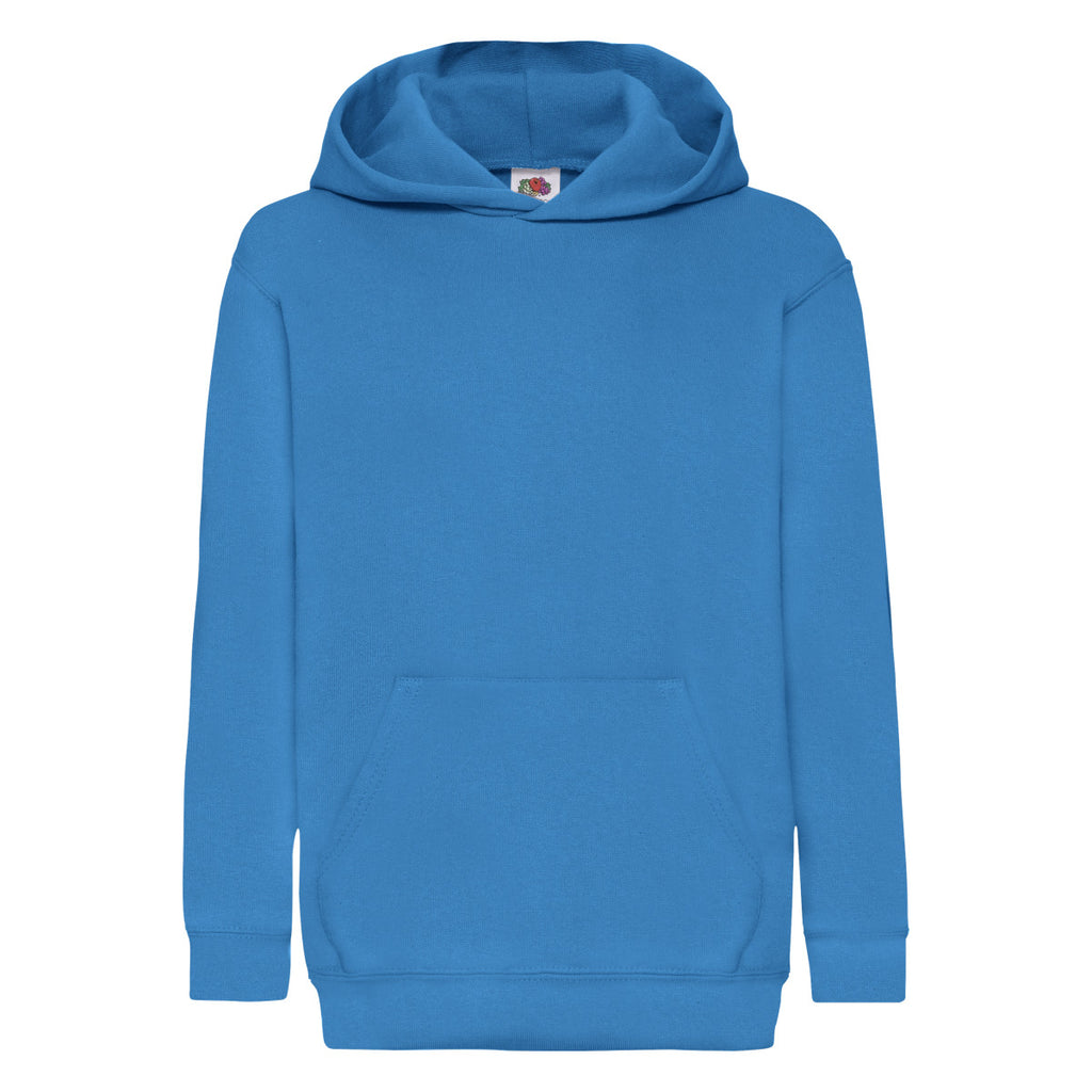 62043 FOTL Kids Classic Hooded Sweat - Azure Blue - 62043