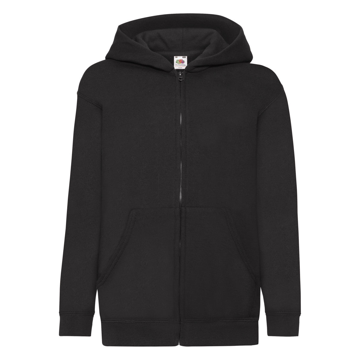 62045 FOTL Kids Classic Hooded Sweat Jacket - Black - 62045