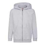 62045 FOTL Kids Classic Hooded Sweat Jacket - Heather Grey - 62045