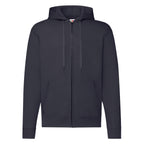 62062 FOTL Mens Classic Hooded Sweat Jacket - Deep Navy - 62062