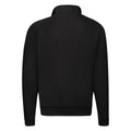 62114 FOTL Mens Classic Zip Neck Sweat - Black - 62114