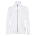 62116 FOTL Ladies Premium Sweat Jacket - White - 62116
