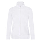 62116 FOTL Ladies Premium Sweat Jacket - White - 62116