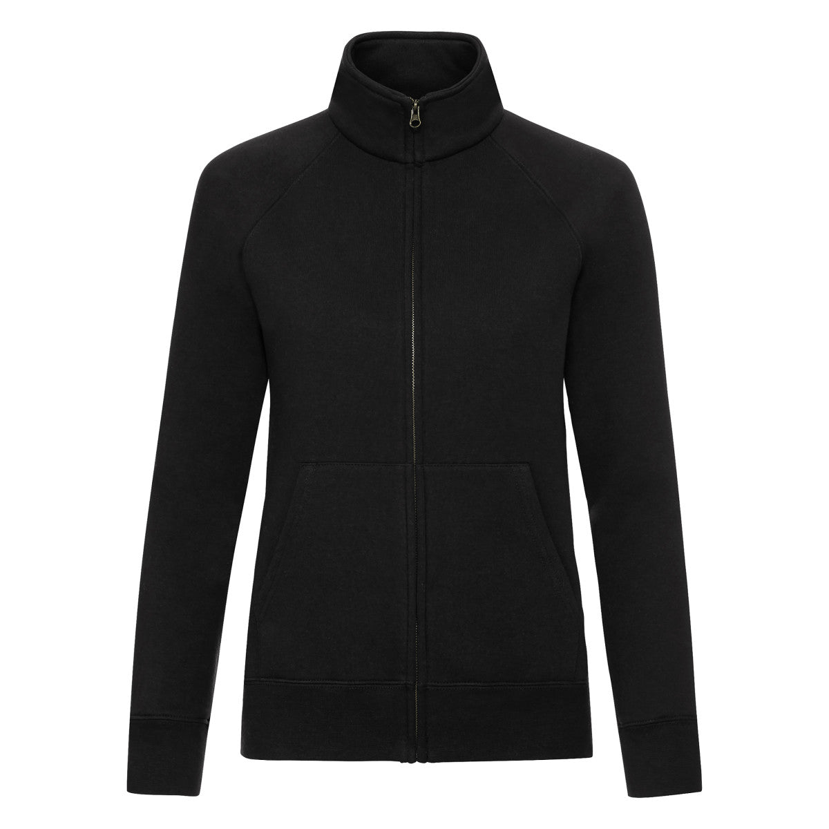 62116 FOTL Ladies Premium Sweat Jacket - Black - 62116