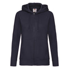 62118 FOTL Ladies Premium Hooded Sweat Jkt - Deep Navy - 62118