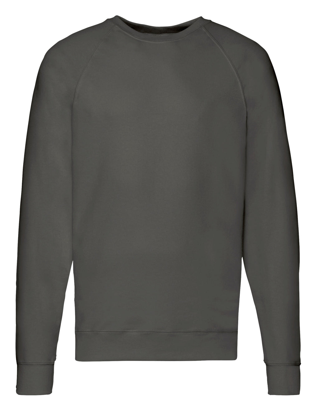 62138 FOTL Men's Lightweight Raglan Sweat - Light Graphite - 62138