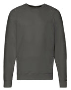 62138 FOTL Men's Lightweight Raglan Sweat - Light Graphite - 62138
