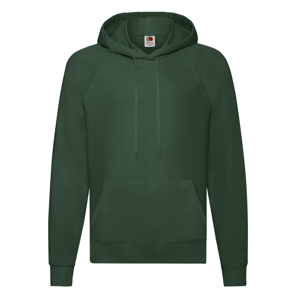 62140 FOTL Men's Lightweight Hooded Sweat - Bottle Green - 62140