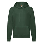 62140 FOTL Men's Lightweight Hooded Sweat - Bottle Green - 62140