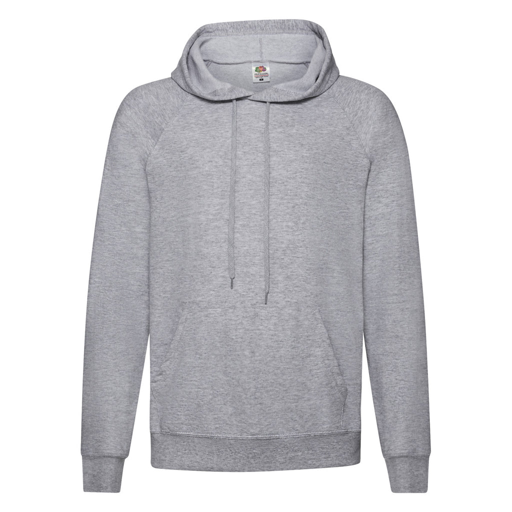 62140 FOTL Men's Lightweight Hooded Sweat - Heather Grey - 62140