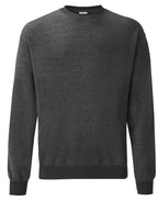 62202 FOTL Mens Classic Set-In Sweat - Dark Heather - 62202