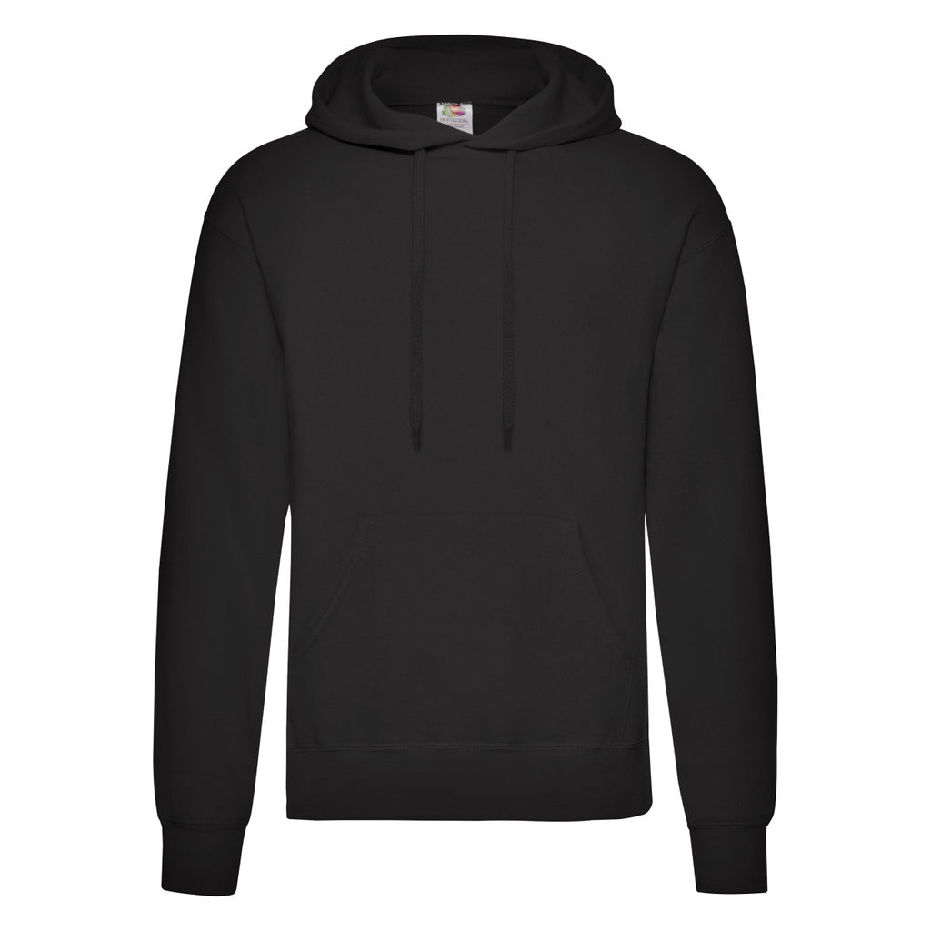 62208 FOTL Mens Classic Hooded Sweat - Black - 62208