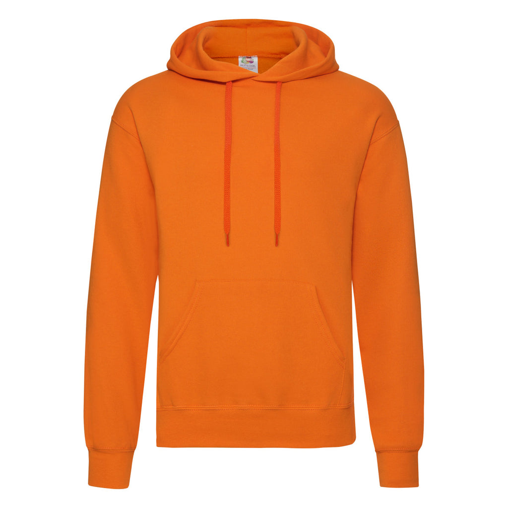 62208 FOTL Mens Classic Hooded Sweat - Orange - 62208