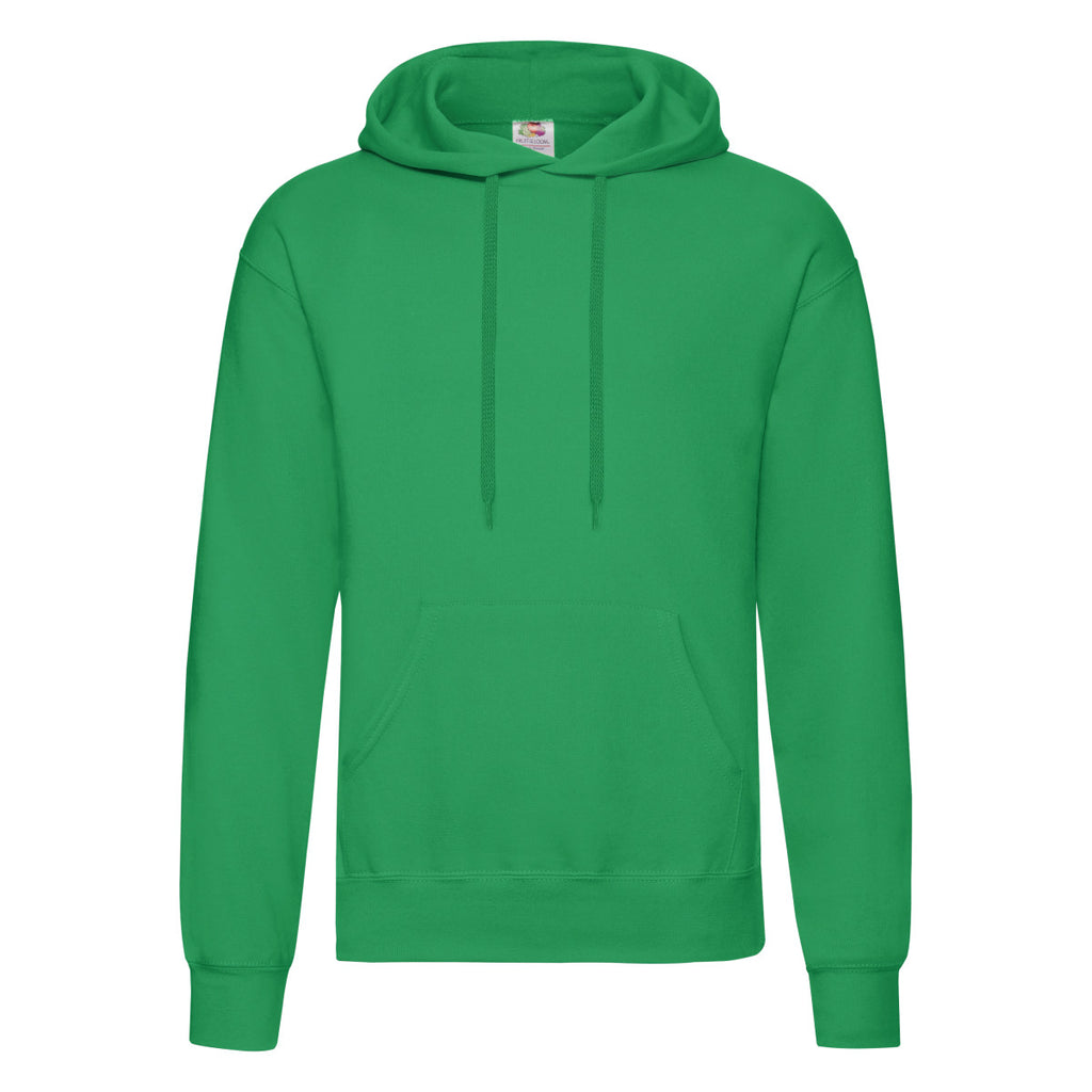 62208 FOTL Mens Classic Hooded Sweat - Kelly Green - 62208