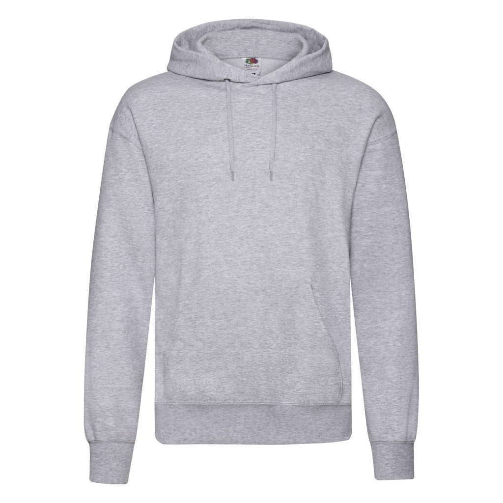 62208 FOTL Mens Classic Hooded Sweat - Heather Grey - 62208