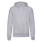 62208 FOTL Mens Classic Hooded Sweat - Heather Grey - 62208