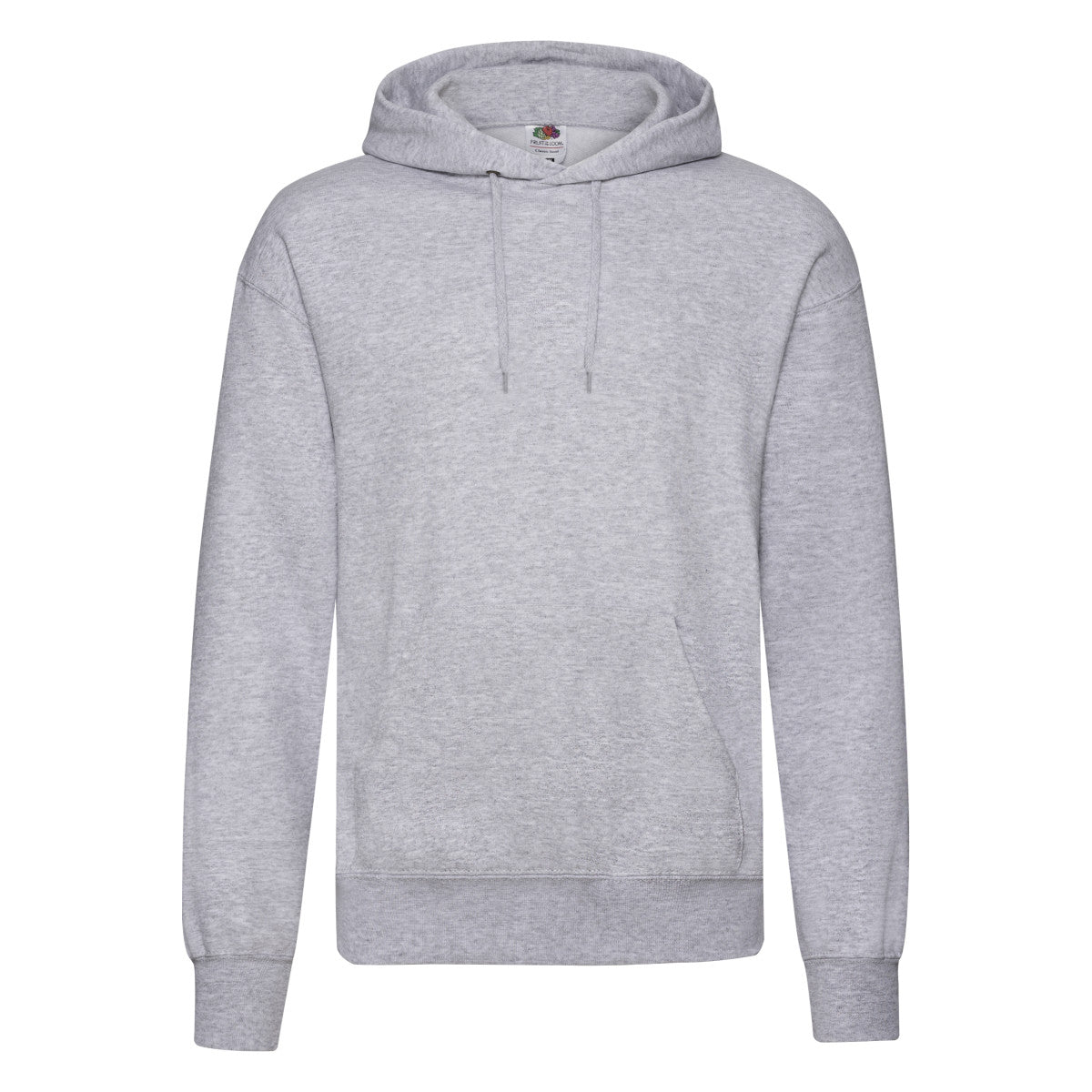 62208 FOTL Mens Classic Hooded Sweat - Heather Grey - 62208