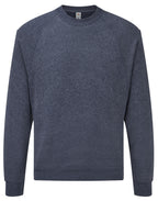 62216 FOTL Mens Classic Raglan Sweat - Vintage Heather Navy - 62216