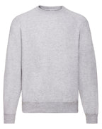 62216 FOTL Mens Classic Raglan Sweat - Heather Grey - 62216