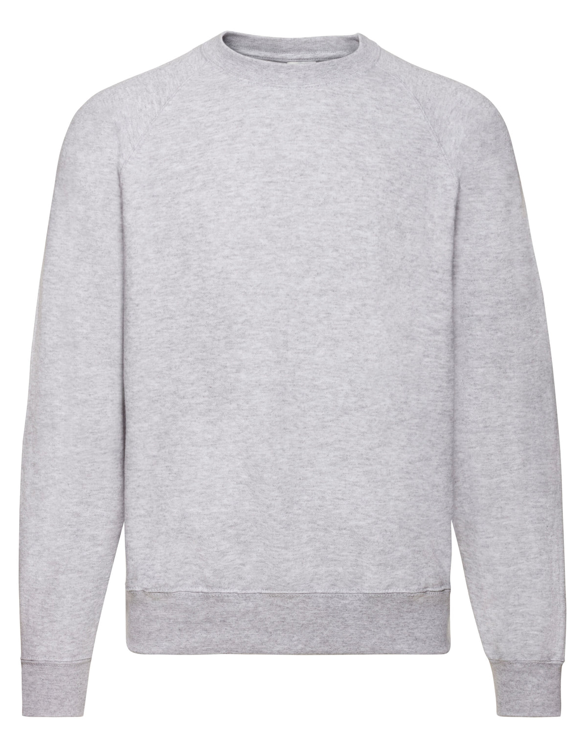 62216 FOTL Mens Classic Raglan Sweat - Heather Grey - 62216