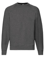 62216 FOTL Mens Classic Raglan Sweat - Dark Heather - 62216