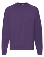 62216 FOTL Mens Classic Raglan Sweat - Purple - 62216