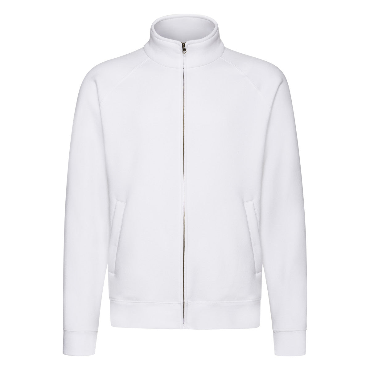 62228 FOTL Mens Premium Sweat Jacket - White - 62228