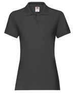 63030 FOTL Ladies Premium Polo - Black - 63030