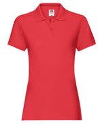 63030 FOTL Ladies Premium Polo - Red - 63030