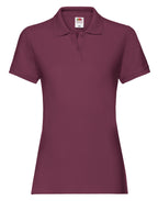 63030 FOTL Ladies Premium Polo - Burgundy - 63030