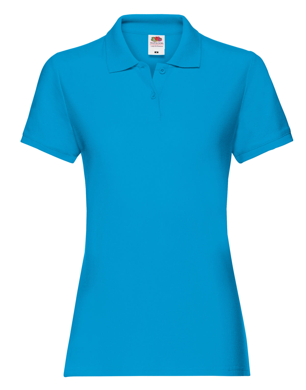 63030 FOTL Ladies Premium Polo - Azure Blue - 63030