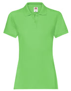 63030 FOTL Ladies Premium Polo - Lime - 63030