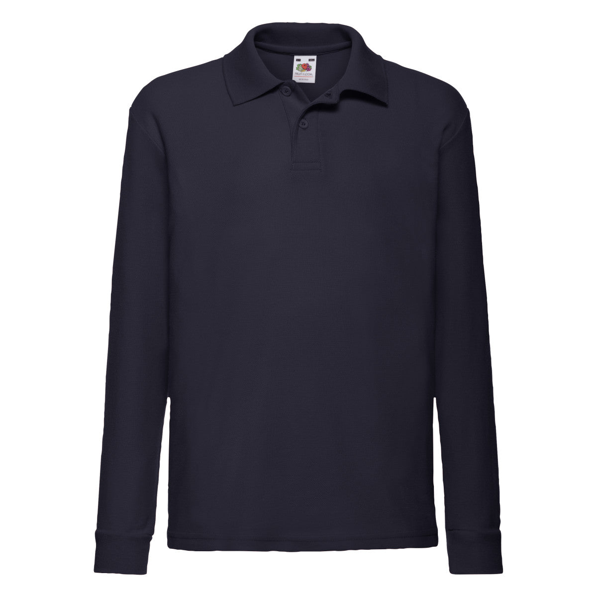 63201 FOTL Kids 65/35 Long Sleeve Polo - Deep Navy - 63201