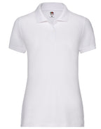 63212 FOTL Ladies 65/35 Polo - White - 63212
