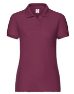63212 FOTL Ladies 65/35 Polo - Burgundy - 63212