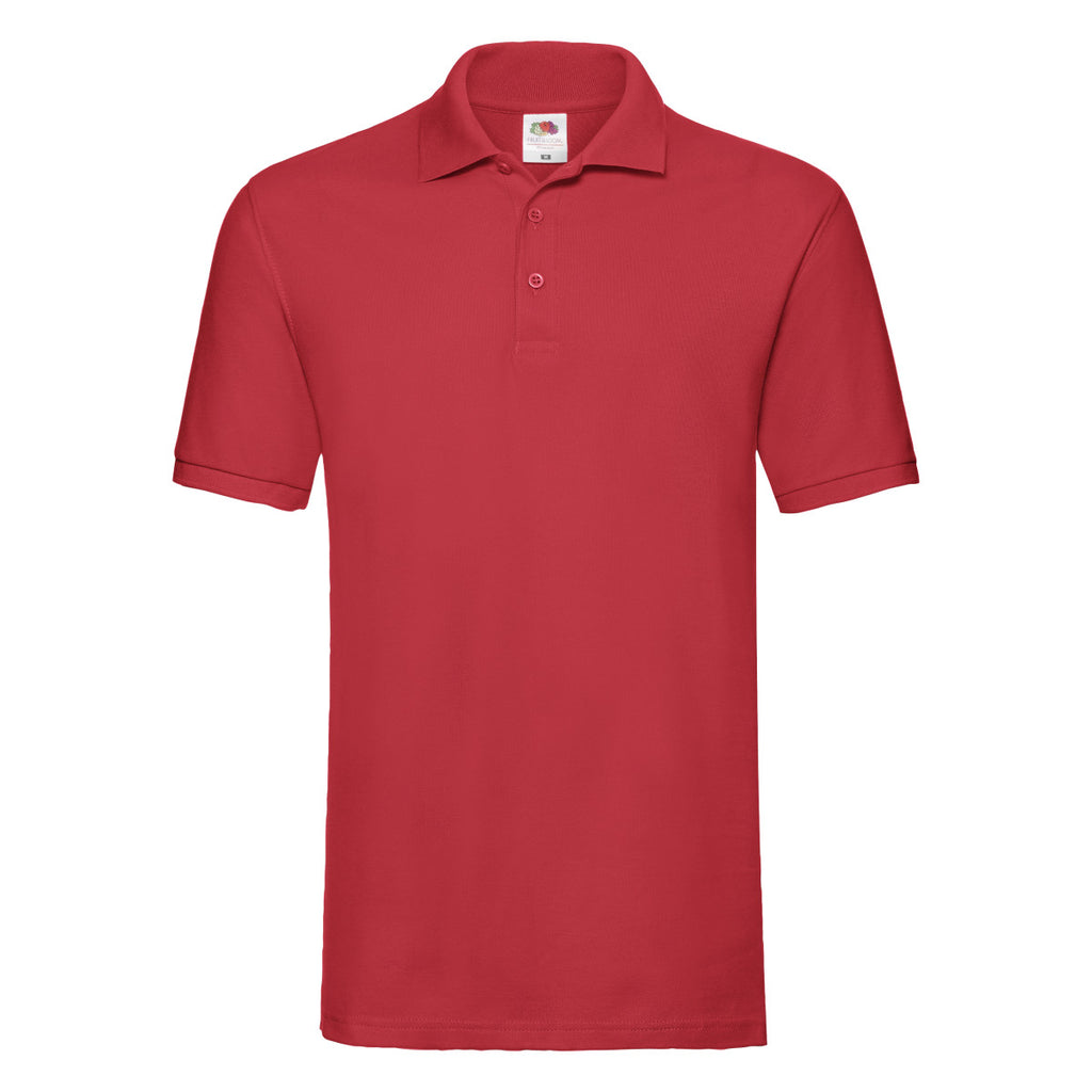 63218 FOTL Mens Premium Polo - Red - 63218