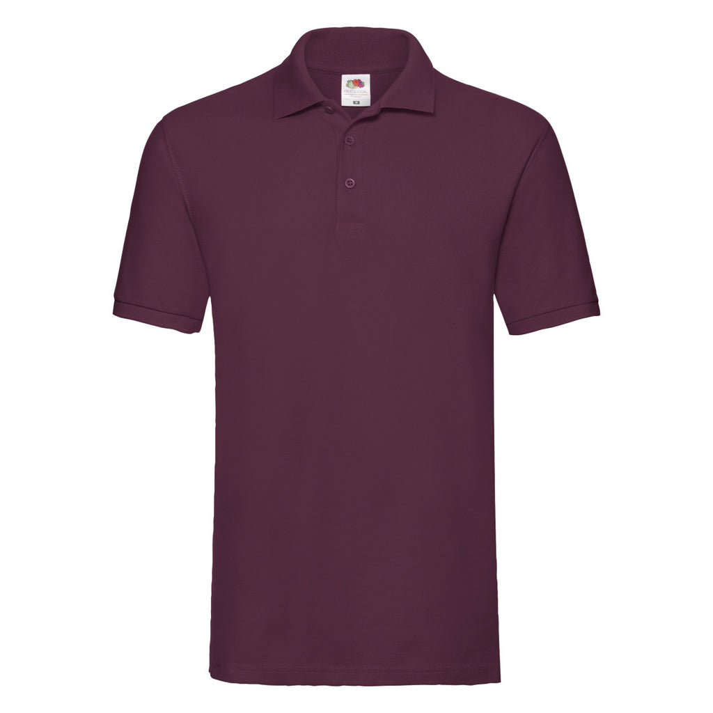 63218 FOTL Mens Premium Polo - Burgundy - 63218