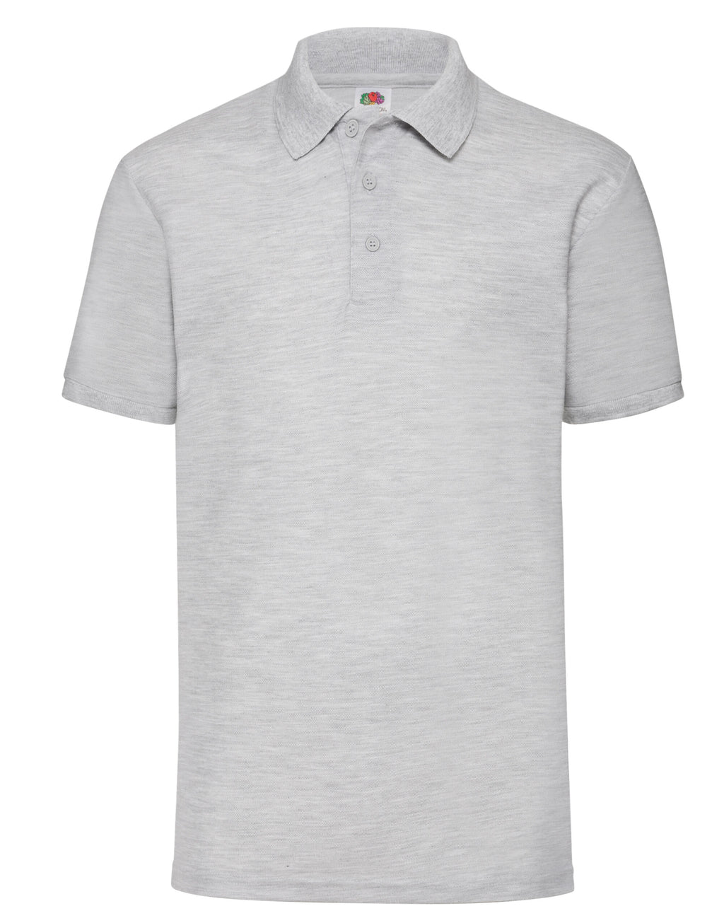 63402 FOTL Mens 65/35 Polo - Heather Grey - 63402