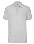 63402 FOTL Mens 65/35 Polo - Heather Grey - 63402